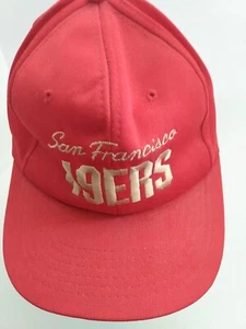 Vintage San Francisco 49ers Hat Cap Snap Back *Broken SNAP* Red McDonalds - Picture 1 of 4