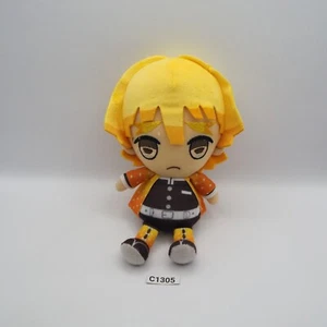 Cazador de demonios Kimetsu Yaiba C1305 Zenitsu Agatsuma Bandai Peluche 6" Muñeca de juguete Chibi - Imagen 1 de 7