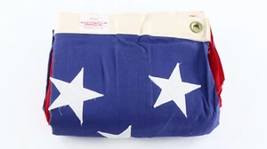 Vintage 60s Valley Forge Flag Co Sewn American Flag Unused 9' x 5' 50 Star USA - Picture 1 of 3