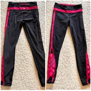 Lululemon Base Pace High-Rise Tight 25" schwarz rot Gr. 2 - Bild 1 von 7