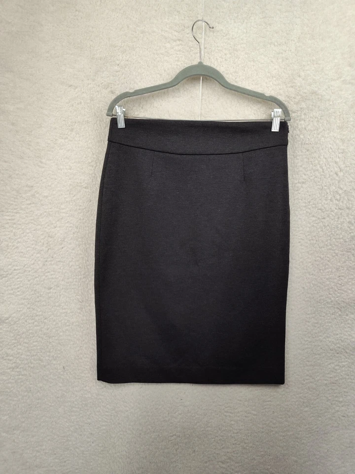 Grace Elements Women Skirt 10 Black Rayon Blend Straight Pencil Fit Stretch Mini - Image 1 of 4