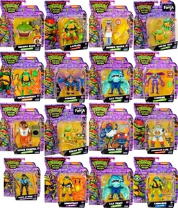 PLAYMATES TEENAGE MUTANT NINJA TURTLES MUTANT MAYHEM MOVIE BASIC FIGURES 4.5" - Picture 1 of 34