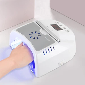 72W Kabellos Kabellos Wiederaufladbar LED/UV Nagel Lampe Nagel Gel Lack Licht Trockner - Bild 1 von 24