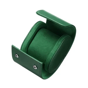 Leather Watch Travel Case for Men Women Watch Holding, 1 Slot, watch case* - Picture 1 of 6