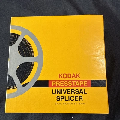 Vintage Kodak Presstape Universal Splicer Super 8/8MM/16MM Caixa Original D550 - Imagem 1 de 4