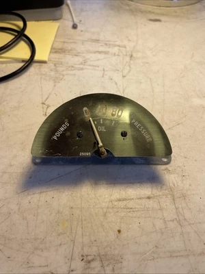 Manómetro de presión de aceite Plymouth Chrysler 1949 1950 nuevo de stock Foto 1 de 4