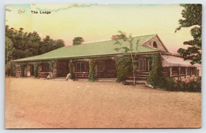 Postcard The Lodge, Endless Caverns, New Market, Virginia Hand Colored VTG - Picture 1 of 3