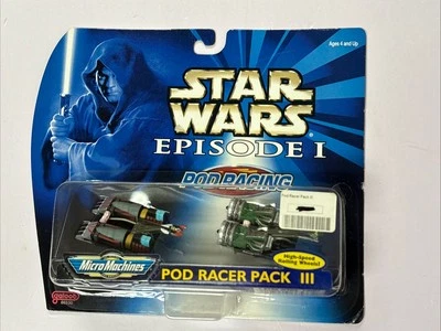 Galoob Star Wars Micro Machines : Pod Racer Pack III ~ NEW ~ READ DESCRIPTION - Image 1 of 3