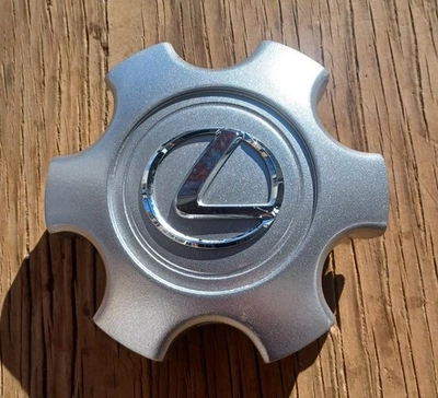 OEM Lexus GX470 center cap, chrome emblem, 2003-2009 p/n 42603 60520 Repainted - Image 1 of 3