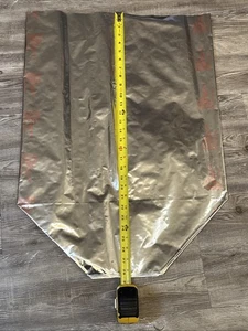 2 LARGE (21 X10”) Bell Fibre Columbus, GA Mylar Bags Mil-1-B-131H Type1Class 1 - Picture 1 of 6