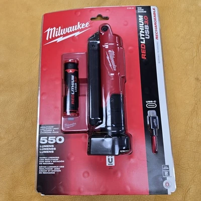 Milwaukee 2128-22 REDLITHIUM USB Stick Light w/ Magnet & Charging Dock - Image 1 of 4