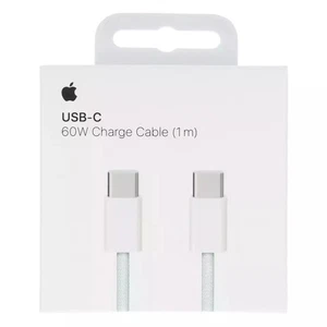 CAVO APPLE NYLON ORIGINALE TYPE C USB TIPO C  1 METR0 IPHONE 15/16/17 e PRO - Foto 1 di 2