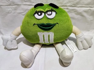 M&M GREEN VINTAGE POSEABLE PLUSH  VGC - Picture 1 of 5