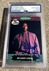 BIG DADDY KANE SIGNED Card PSA/DNA Auto Slabbed RAP HIP HOP Yo MTV Raps B - Picture 1 of 2