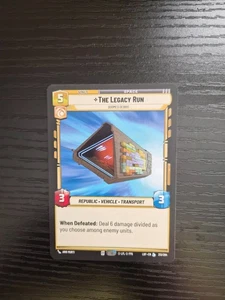 Star Wars Unlimited - Legends of the Force - The Legacy Run - Legendary #213 - Picture 1 of 2