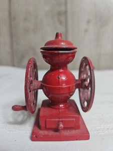 AFILADOR DE LÁPICES de hierro fundido rojo brillante miniatura, Hong Kong, de colección - Imagen 1 de 10