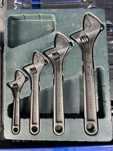 Blue Point verstellbarer Schraubenschlüssel 4er Set in Fach 6” 8” 10” 12” - Bild 1 von 2