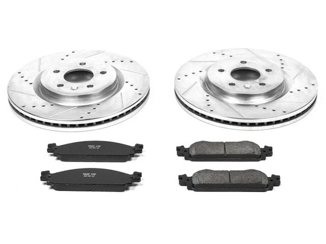 Kit de pastillas de freno delanteras y rotor para Lincoln MKS CW712DD 2009-2010 Foto 1 de 1