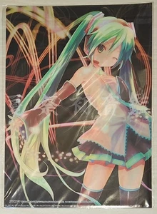 Hatsune Miku Domino Domino Pizza archivo transparente tamaño A4 vendedor de EE. UU. - Imagen 1 de 2
