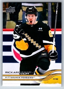 2025-26 Upper Deck Series 1 #135 Rickard Rakell Pittsburgh Penguins - Picture 1 of 2