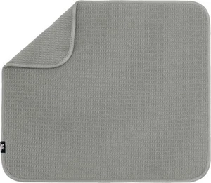 S&T INC. Dish Drying Mat, Highly Absorbent 16" x 18", Gray - Picture 1 of 7