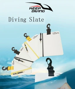 Tablet-Style Underwater Writing Slates Diving Notepad Scuba Diving Memo Board - Picture 1 of 9