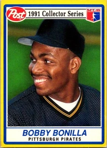 1991 Post Cereal #14 Bobby Bonilla Pittsburgh Pirates Baseball Card - Picture 1 of 2