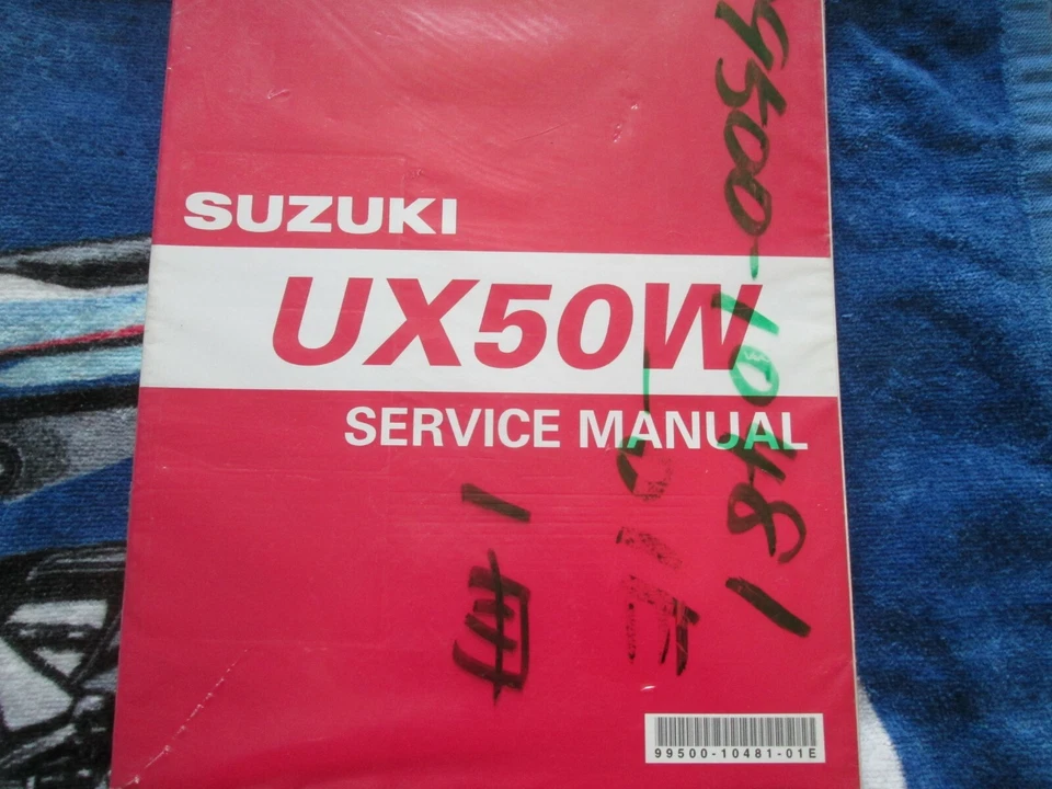 SUZUKI UX50WX/Y SERVICE MANUAL - Image 1 of 1