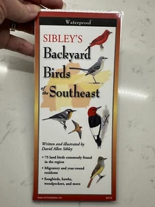 Sibleys Backyard Birds of Southeast by David Allen Sibley Waterproof - Picture 1 of 3