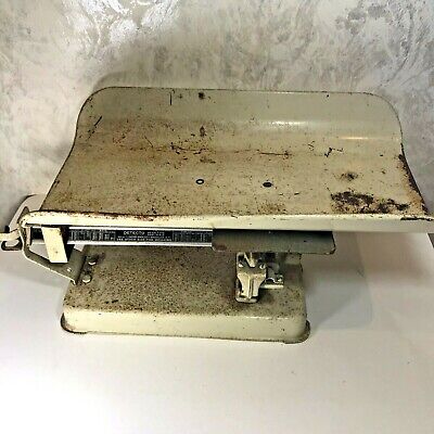 Vintage Detecto Beam Type Baby Scale 30 Lbs FOR PARTS OR REPAIR Rusty NO Returns • 12.81$