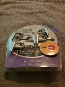 Omni Mount Satellite Speaker HTS 5 Wall & Ceiling Mounts 5.0 Black Brand New - Picture 1 of 4