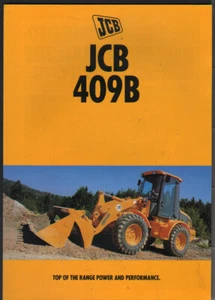 JCB "409B" Wheel Loader Shovel Brochure Leaflet - Picture 1 of 1