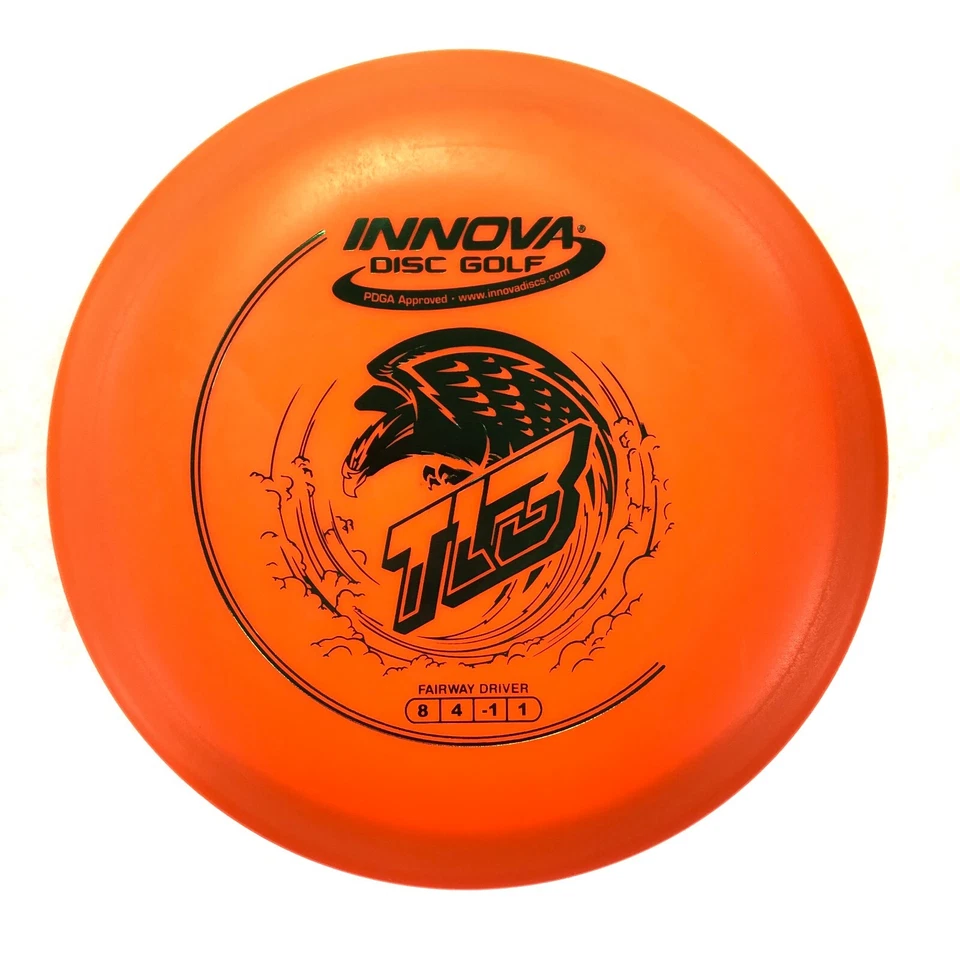 DISC GOLF INNOVA DX TL3 FAIRWAY DRIVER STRAIGHT CONTROL 161g ORANGE GREEN FOIL - Image 1 of 1