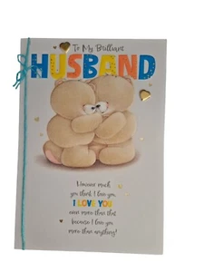 GROSSE GEBURTSTAGSKARTE EHEMANN VON FOREVER FRIENDS HALLMARK.. - Bild 1 von 4