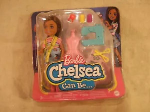 Barbie Chelsea Can Be Playset with Brunette Fashion Designer 6" Doll - Picture 1 of 5
