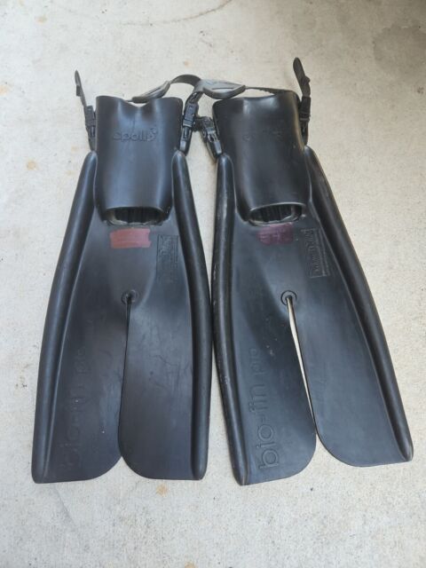 Apollo Bio-Fin Pro Scuba Diving Split Fins Open Heel Quick Release