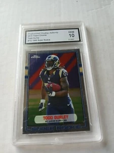 Todd Gurley 2015 Topps Chrome #TG 1989 STYLE RC PGA 10 Gem Mint RAMS - Picture 1 of 2