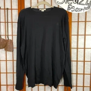John Smedley Black Pure New Wool Jumper Pullover Sweater - Size Large L - Picture 1 of 16
