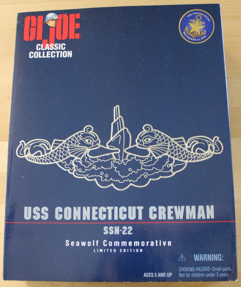 Kenner 1998 GI Joe Classic USS Connecticut Crewman SSN-22 Action Figure