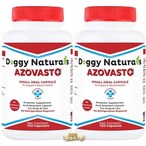 Azovast Plus Capsule Kidney Supplement for Dogs & Cats, 240 count - Picture 1 of 10