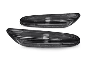 BMW 3 Series Side Indicator Set Black E92 E93 07-13 Repeater Pair Left Right - Picture 1 of 12