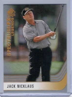 2021 Upper Deck SP Authenic Jack Nicklaus Spectrum FX Legends Unscratched Bounty - Image 1 of 2