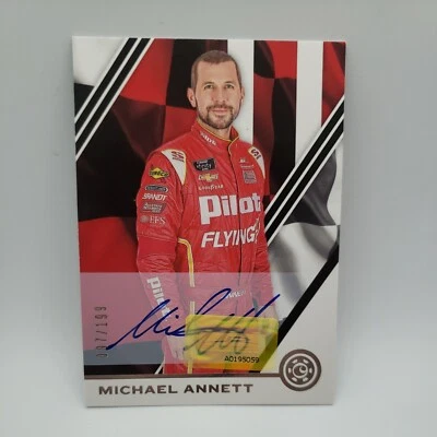 2020 Panini Nascar Chronicles Michael Annett Auto /199 - #32 - Image 1 of 4