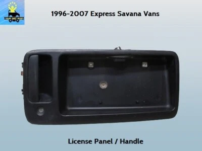 15269298 96 a 07 Chevy Express Savana puerta trasera licencia manija de bolsillo Foto 1 de 4