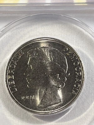 1981 Portugal 25 Escudos Graded MS 64 by ANACS - Image 1 of 4