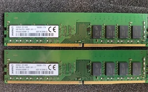 kingston 16gb desktop ram kit 2x8gb ddr4 2400mhz - Picture 1 of 2