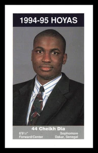 Cheikh Dia #11 1994-95 Georgetown Hoyas Police Georgetown Hoyas - Picture 1 of 2