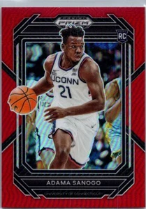 2023 Panini Prizm Draft Picks Red Prizm /299 #8 Adama Sanogo (RC) Uconn - Picture 1 of 2