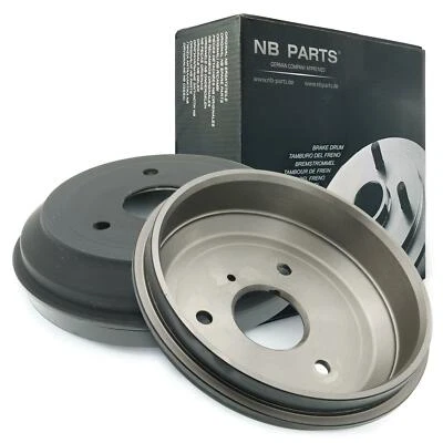 2x Bremstrommel hinten für Smart 450 451 452 Fortwo Cabrio Coupe Roadster Cross - Bild 1 von 2