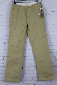 Pantaloni chino Burton ragazzo ragazzo taglia 26 stampa safari nuovi - Foto 1 di 1